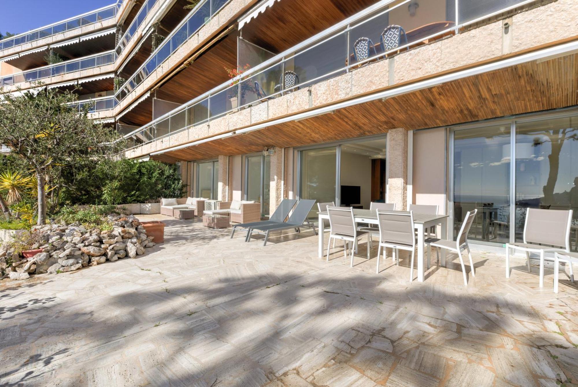 Giant Terrace On A Stunning View Apartman Villefranche-sur-Mer Kültér fotó